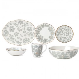 Сервиз столовый 6/26 "Лепестки", Керамика, Lenox, США Сервиз столовый 6/26 "Лепестки", Керамика, Lenox, США