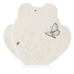 Подставка для горячего Lenox "Бабочки на лугу. Лягушка" 22х18см, Фарфор, Lenox, США