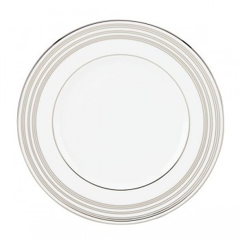 Тарелка акцентная Lenox "Федеральный, платиновый кант" 23см, Фарфор, Lenox, США