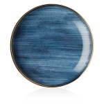 Тарелка закусочная Lenox "Аззурро" 21см (синяя), Фарфор, Lenox, США