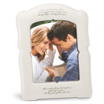 Рамка для фото Lenox "Чистый опал. Любовь -это терпение" 37см, Фарфор, Lenox, США