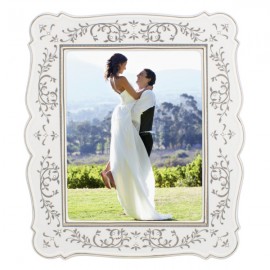 Рамка для фото Lenox "Чистый опал" 20Х25см, Металл, Lenox, США