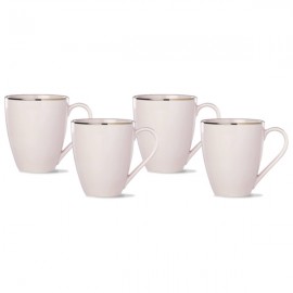Набор кружек Lenox "Трианна" 350мл, 4шт (пудровый), Фарфор, Lenox, США