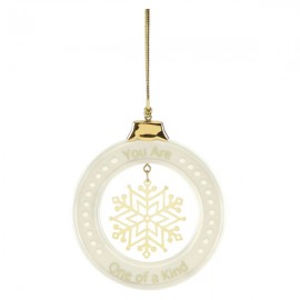 Украшение новогоднее  Lenox "Снежинка" 9см, Фарфор, Lenox, США