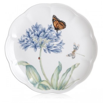 Тарелка акцентная Lenox "Бабочки на лугу" 23см, Фарфор, Lenox, США
