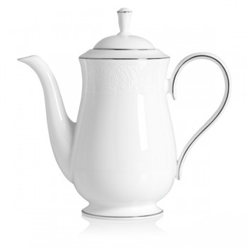 Кофейник Lenox 1,4л "Ханна, платиновый кант", Фарфор, Lenox, США