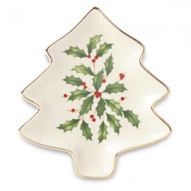 Блюдо-ель Lenox "Новогодние праздники" 15см, Фарфор, Lenox, США