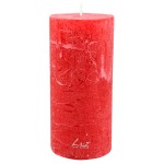 Свеча цилиндрическая Luz your senses 15см (античный красный), парафин, Luz your senses, Бельгия