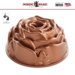 ROSE Форма для выпечки, объем 2.3 л, литой алюминий, Nordic Ware, США