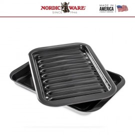 Гриль CLASSIC прямоугольный 32 х 21 см, сталь, Nordic Ware, США