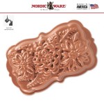 FLOWERS Форма для выпечки, объем 1.4 л, литой алюминий, Nordic Ware, США