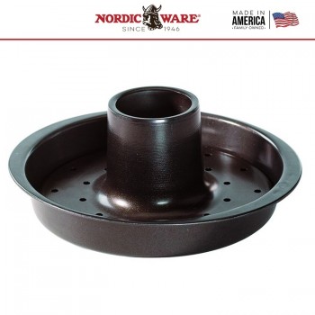 BBQ Подставка для приготовления курицы-гриль, 23 см, сталь, Nordic Ware, США