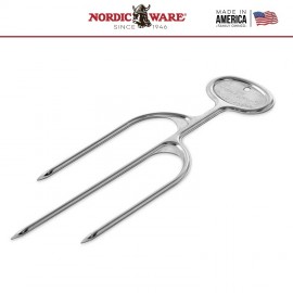 BBQ Шпажка для гриля, 19 х 11 см, сталь нержавеющая, Nordic Ware, США
