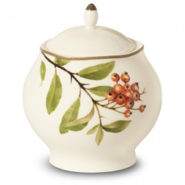 Сахарница 300мл "Ягодное ассорти", Фарфор костяной, Noritake, Япония