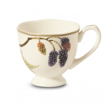 Чашка кофейная 90мл "Ягодное ассорти", Фарфор костяной, Noritake, Япония