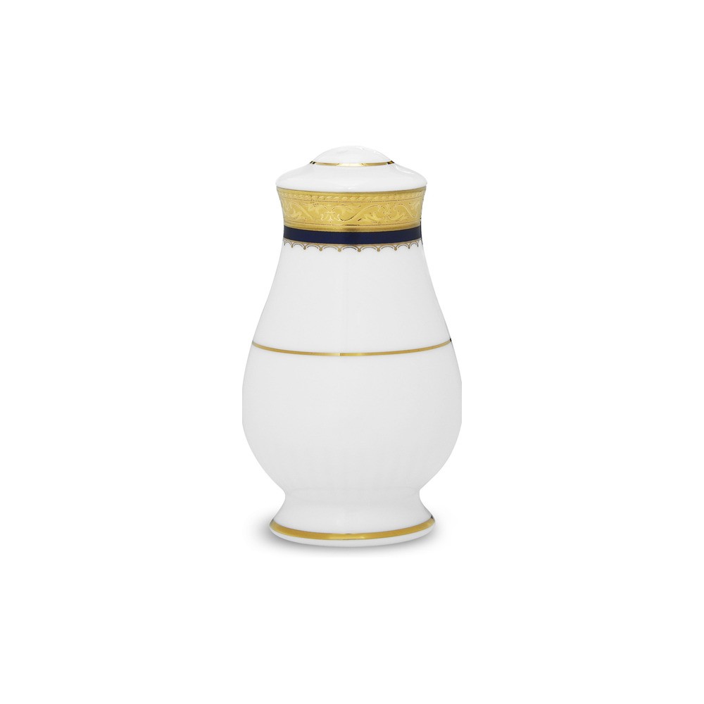 Солонка 8,5см "Одесса Кобальт, золотой кант", Фарфор костяной, Noritake, Япония