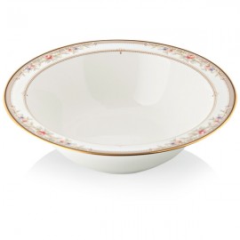 Салатник круглый 24,5см "Итальянская роза", Фарфор костяной, Noritake, Япония