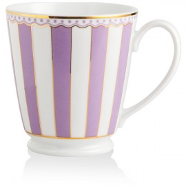 Кружка 360мл "Карнавал" (лавандовая полоска) п/к, Фарфор, Noritake, Япония