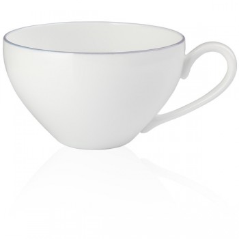 Чашка чайная 220мл "Альта" (сиреневый борт), Фарфор, Noritake, Япония