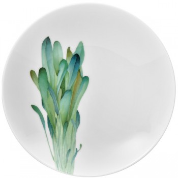 Тарелка для пасты 23см "Овощной букет" "Горчица", Фарфор, Noritake, Япония