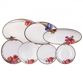 Сервиз обеденный 12/41 "Чарующие поля", Фарфор, Noritake, Япония