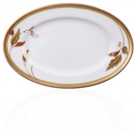 Селедочница Noritake "Айла, золотой кант" 22,5см, Фарфор, Noritake, Япония