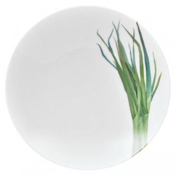 Тарелка для пасты Noritake"Овощной букет" "Зеленый лук" 23см, Фарфор, Noritake, Япония