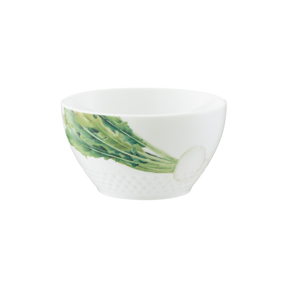 Салатник индивидуальный Noritake "Овощной букет" "Редька" 11см, Фарфор, Noritake, Япония