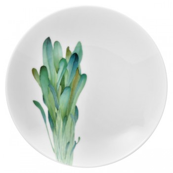 Тарелка для пасты Noritake "Овощной букет" "Горчица" 23см, Фарфор, Noritake, Япония