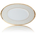 Селедочница 22,5см "Белый дворец", Фарфор костяной, Noritake, Япония