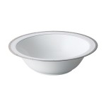 Салатник круглый 24,5см "Рочель, платиновый кант", Фарфор костяной, Noritake, Япония