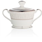 Сахарница 300мл "Серебряный дворец", Фарфор костяной, Noritake, Япония