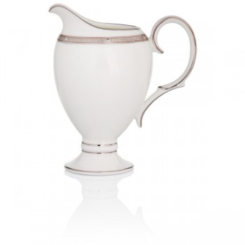 Молочник 220мл "Рочель, платиновый кант", Фарфор костяной, Noritake, Япония