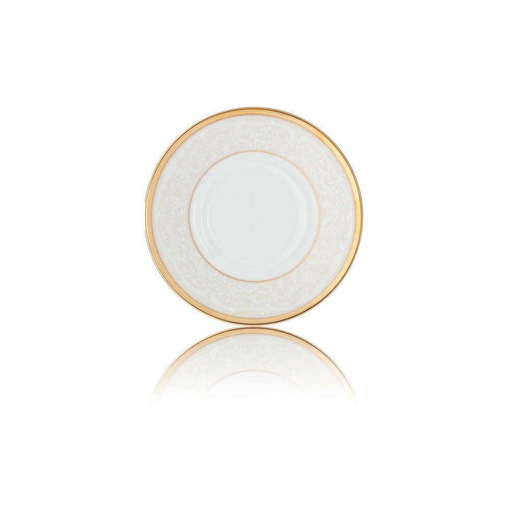 Тарелка десертная 17см "Белый дворец", Фарфор костяной, Noritake, Япония
