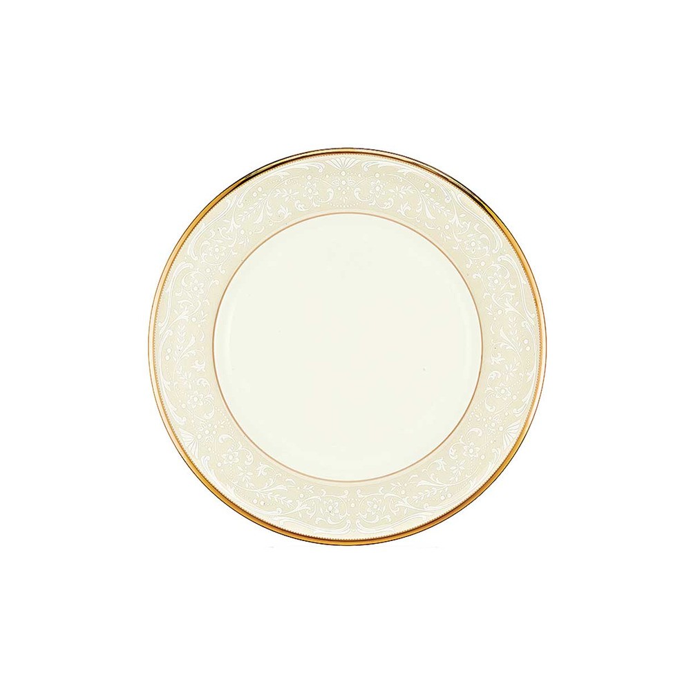 Тарелка обеденная 27см "Белый дворец", Фарфор костяной, Noritake, Япония