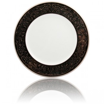 Тарелка акцентная 23см "Серебряный дворец", Фарфор костяной, Noritake, Япония