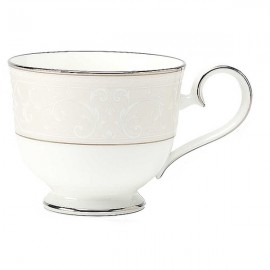 Чашка чайная 200мл "Монтвейл, платиновый кант", Фарфор костяной, Noritake, Япония