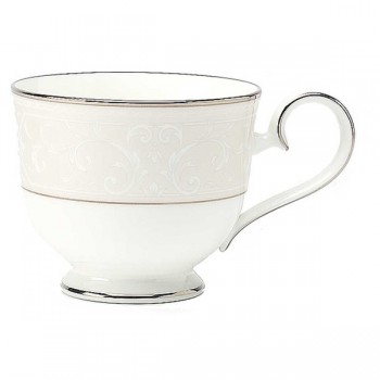 Чашка чайная 200мл "Монтвейл, платиновый кант", Фарфор костяной, Noritake, Япония