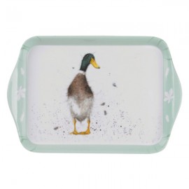 Поднос прямоугольный с ручками Pimpernel "Забавная фауна.Утка" 21х14см, Пластик, Pimpernel, Великобритания