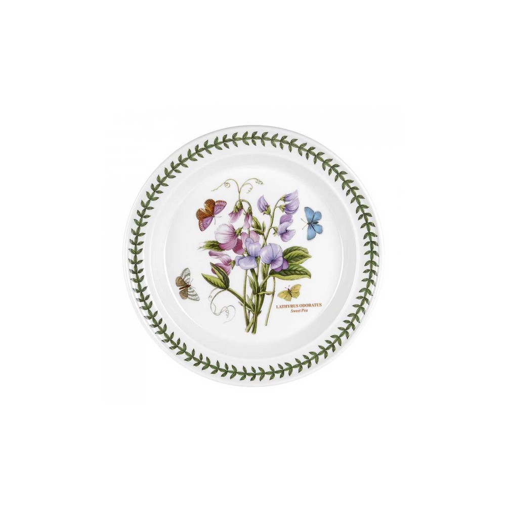 Тарелка обеденная Portmeirion "Ботанический сад. Душистый горошек" 25см, Фаянс, Portmeirion, Великобритания