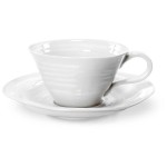 Чашка чайная с блюдцем Portmeirion "Софи Конран для Портмерион" 300мл (белая), Фарфор, Portmeirion, Великобритания