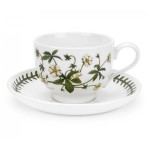Чашка чайная с блюдцем Portmeirion "Ботанический сад. Лапчатка" 280мл, Фаянс, Portmeirion, Великобритания