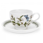Чашка чайная с блюдцем Portmeirion "Ботанический сад. Смолевка" 280мл, Фаянс, Portmeirion, Великобритания