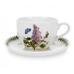 Чашка для завтрака с блюдцем Portmeirion "Ботанический сад. Сирень" 500мл, Фаянс, Portmeirion, Великобритания