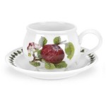 Чашка для завтрака с блюдцем Portmeirion "Помона. Красное яблоко" 270мл, Фаянс, Portmeirion, Великобритания