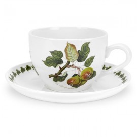 Чашка для завтрака с блюдцем Portmeirion "Помона. Груша" 500мл, Фаянс, Portmeirion, Великобритания