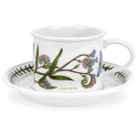 Чашка для мокко с блюдцем Portmeirion "Ботанический сад. Незабудка" 100мл, Фаянс, Portmeirion, Великобритания