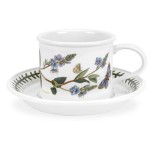 Чашка чайная с блюдцем Portmeirion "Ботанический сад. Вероника" 200мл, Фаянс, Portmeirion, Великобритания