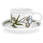 Чашка для завтрака с блюдцем Portmeirion "Ботанический сад. Незабудка" 260мл, Фаянс, Portmeirion, Великобритания