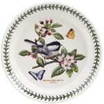 Тарелка обеденная Portmeirion "Ботанический сад. Птицы. Синица"25см, Фаянс, Portmeirion, Великобритания
